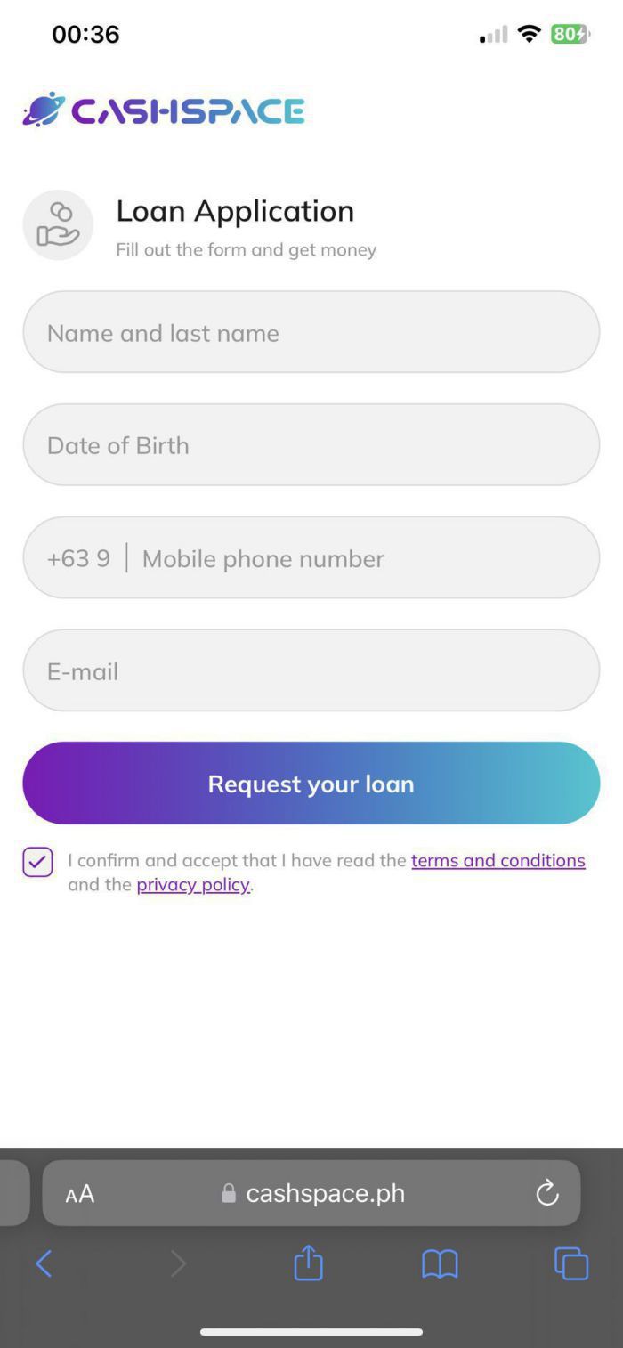 Cashspace-Loan-Application-Step2